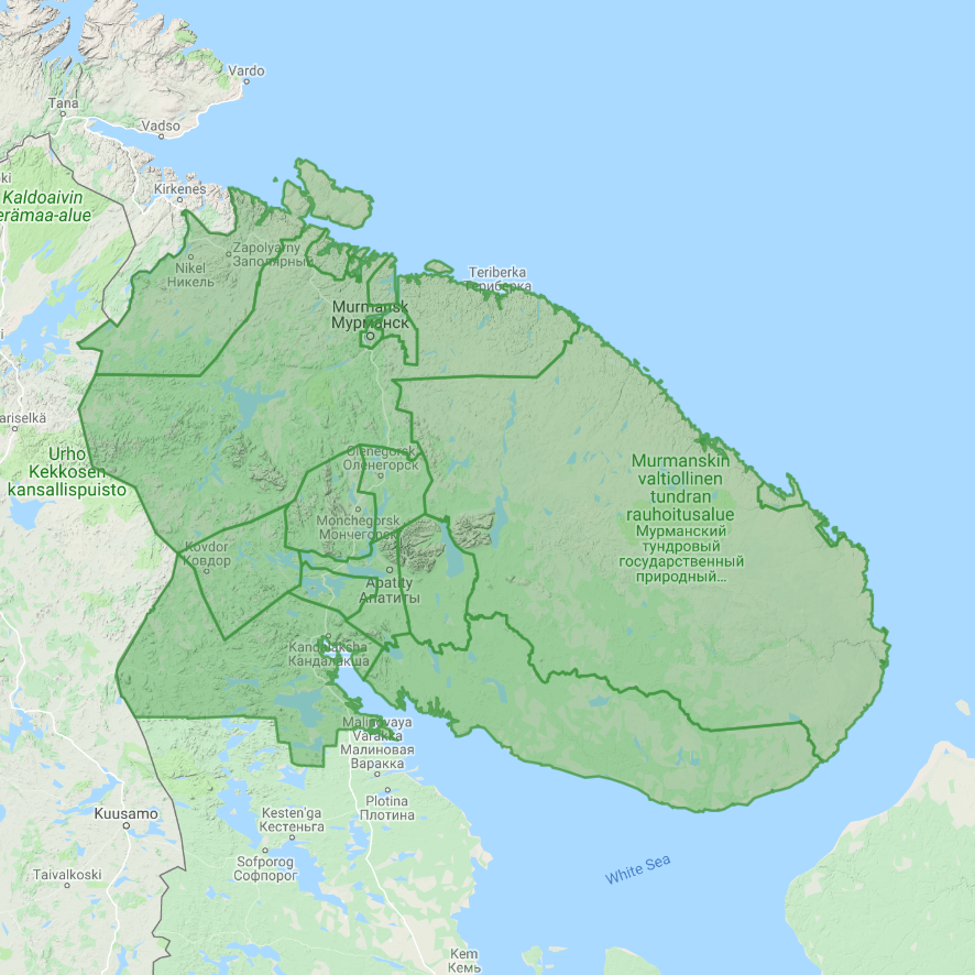 GeoPuzzle - Geographical game of Murmansk